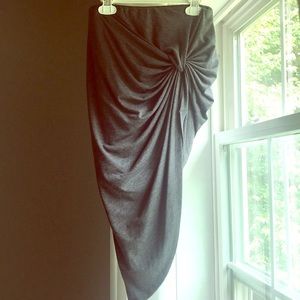Grey knot skirt